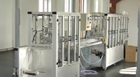 Semi-automatic blister packaging machine for the medical industry